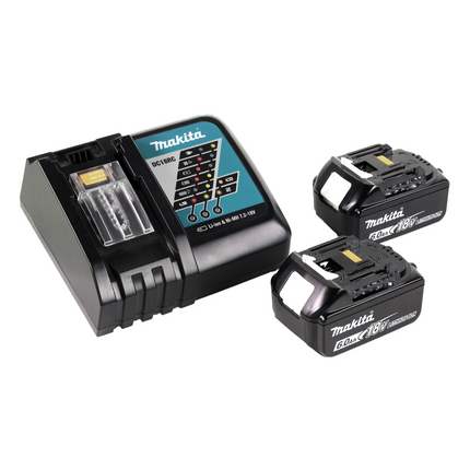 Lámpara de batería Makita DML 801 RG 14,4 - 18 V + 2x baterías 6,0 Ah + cargador
