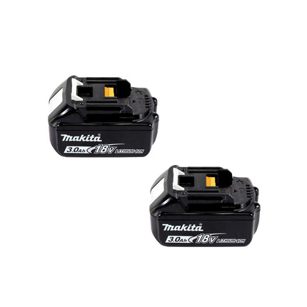 Sierra circular a batería Makita DHS 900 F2 36 V (2x 18 V) 235 mm sin escobillas + 2x batería 3,0 Ah - sin cargador