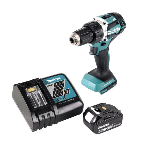 Makita DDF 484 RG1 Cordless drill driver Brushless 18 V 54 Nm + 1x rechargeable battery 6.0 Ah + charger