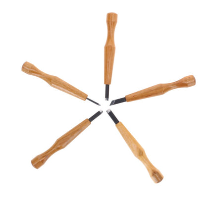 Shogun MIKISYO Power Grip Holz Schnitzmesser Kerbschnitzsatz / Zierschnitzsatz 5 tlg. Set ( PG-5 ) - Made in Japan - Toolbrothers