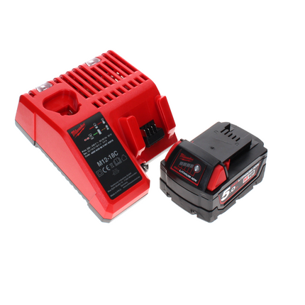 Milwaukee M18 FCOS230-501C Przecinarka akumulatorowa 18 V 230 mm bezszczotkowa + 1x akumulator 5,0 Ah + ładowarka