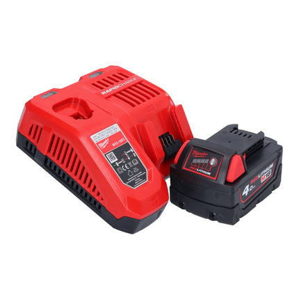 Martillo combinado a batería Milwaukee M18 CHX-401 18 V 2,5 J SDS plus sin escobillas + 1x batería 4,0 Ah + cargador
