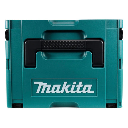 Tijeras para césped a batería Makita DUM 604 ZXJ 18 V con cuchilla para cortacésped y arbustos + Makpac - sin batería, sin cargador