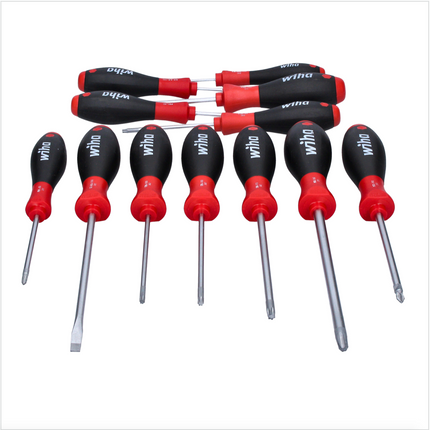 Wiha 302HK12 juego de destornilladores SoftFinish 12 piezas - ranurado, Phillips, Pozidriv, Torx (41002)