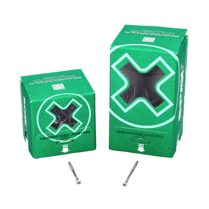 SPAX Vis pour façade 4,5 x 50mm - Acier inoxydable A2 - Filetage de fixation - Tête bombée - T-STAR Plus Torx - T20 - CUT (25470004505022)