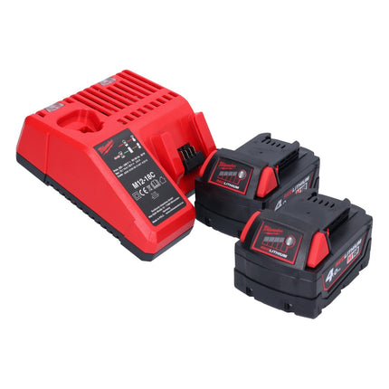 Soplador de aire caliente a batería Milwaukee M18 BHG-402 18 V 470 °C + 2x baterías 4,0 Ah + cargador