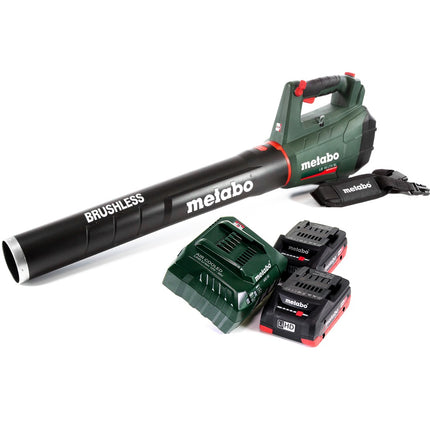 Metabo LB 18 LTX BL Souffleur de feuilles sans fil 18 V brushless + 2x Batteries 4,0 Ah + Chargeur
