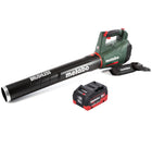 Soplador de hojas a batería Metabo LB 18 LTX BL 18 V sin escobillas + 1x batería 10,0 Ah - sin cargador