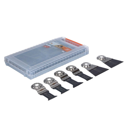 Fein MultiMaster AMM 700 MAX C Machine oscillante sans fil 18 V Starlock Max sans balai + 2x Batteries 3 Ah + Chargeur + Set d accessoires 6 pcs + Coffret Systainer - Remplaçant du 575719