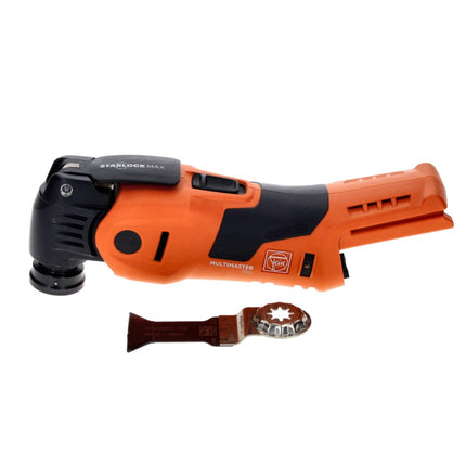 Oscilador de batería Fein MultiMaster AMM 700 MAX 18 V Starlock Max Brushless + 1x batería 5,2 Ah + estuche - sin cargador