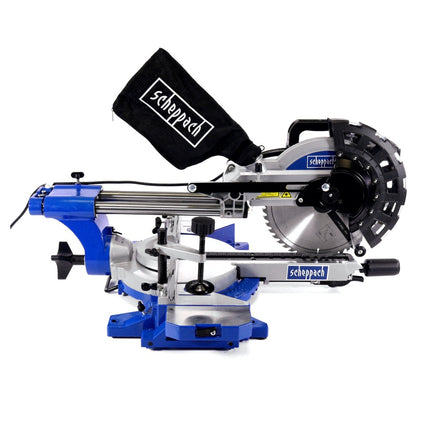 Sierra tronzadora Scheppach HM254 2000 W 255 mm (5901216901) + 1x hoja de sierra 60Z HW + 1x hoja de sierra 48Z HW