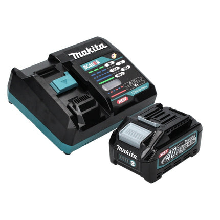 Ventilador de batería Makita CF 001 GM1 XGT 40 V máx. 235 mm funcionamiento a red + 1x batería 4,0Ah + cargador