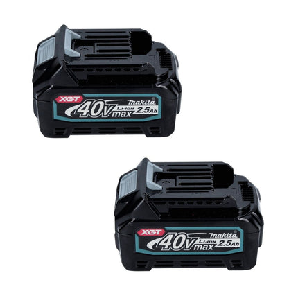 Martillo combinado a batería Makita HR 003 GD2 40 V máx. 2,8 J SDS plus sin escobillas + 2 baterías 2,5 Ah + cargador