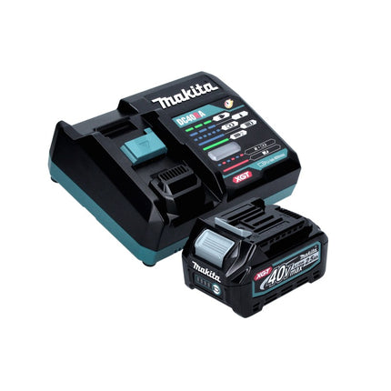 Makita HR 004 GD 101 martillo combinado a batería 40 V máx. 2,8 J SDS plus XGT Brushless + aspiración de polvo DX 14 + 1x batería 2,5 Ah + cargador + Makpac