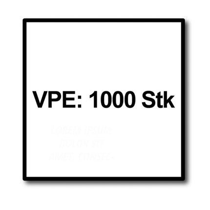 SPAX Terrace Screw 5.0 x 50 mm - Stainless Steel A2 - Fixing Thread - Cylinder Head - Torx - T-STAR Plus T25 - Cut - 1000 pcs. (2x 0537000500505)