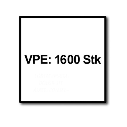 SPAX Vis de terrasse 5,0 x 60 mm en acier inoxydable A2 - 1600 pièces (4x 0537000500605)