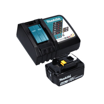 Makita DPB 183 RM1 Sierra de cinta sin cable 18 V 66 mm sin escobillas + 1x Batería 4,0 Ah + Cargador