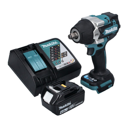 Makita DTW 700 RM1 cordless impact wrench 18 V 700 Nm 1/2" XPT Brushless + 1x rechargeable battery 4.0 Ah + charger