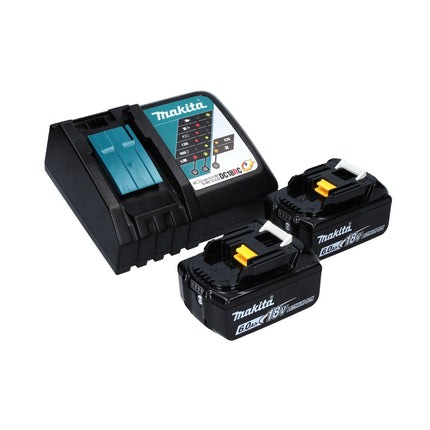 Makita DPO 600 RG cordless random orbital sander 18 V 150 mm XPT brushless + 2x 6.0 Ah battery + charger