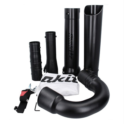 Makita DUB 363 PT2V Soffiatore / aspirafoglie a batteria 36 V ( 2x 18 V ) brushless + set di aspirazione + 2x batteria ricaricabile 5,0 Ah + doppio caricabatterie