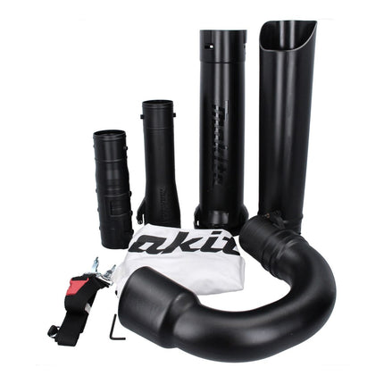 Makita DUB 363 PG2V Soffiatore / aspirafoglie a batteria 36 V ( 2x 18 V ) brushless + set di aspirazione + 2x batteria ricaricabile 6,0 Ah + doppio caricabatterie