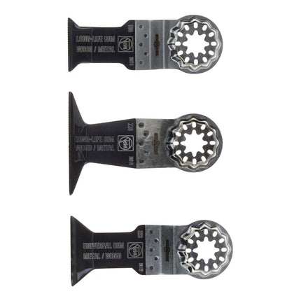 Oscilador de batería FEIN MultiMaster AMM 300 Plus C 12 V Starlock Plus + 1x batería 3,0 Ah + cargador + juego de accesorios de 3 piezas + estuche