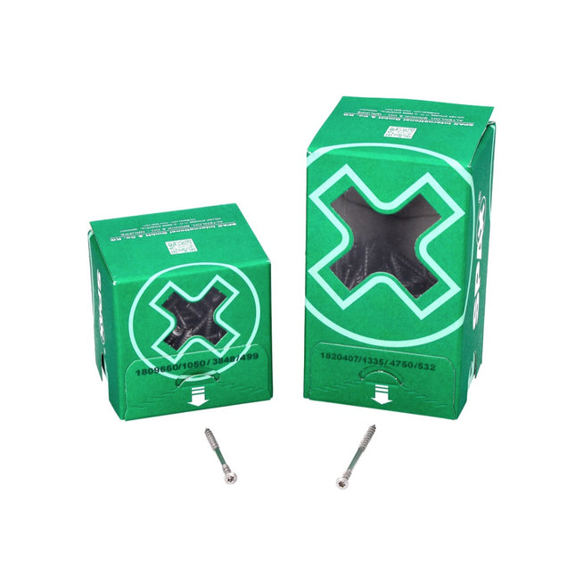 SPAX Facade Screw 4.5 x 70mm - Stainless Steel A2 - Fixing Thread - Raised Countersunk Head- T-STAR Plus Torx T20 - CUT 500 pcs. (5x 25470004507022)