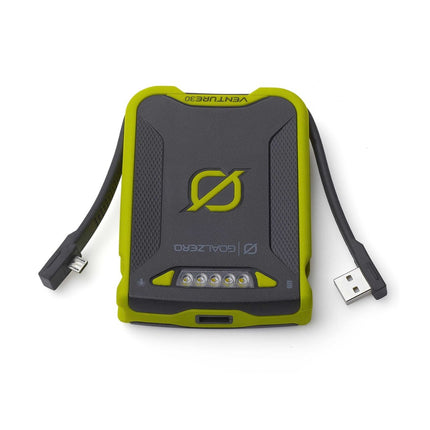 Goal Zero Venture 30 Cargador Solar Power Bank Micro USB 3,7 V 7,8 Ah + Lámpara Goal Zero Light a Life Mini USB 110 Lúmenes