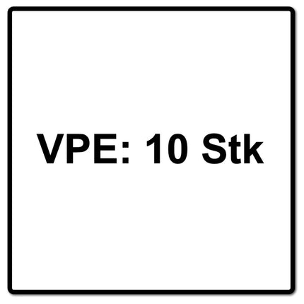 Hoja de sierra FEIN E-Cut Long-Life Starlock 20 x 34 mm 10 piezas (63502183240) bimetálica