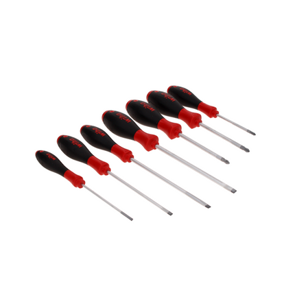 Juego de destornilladores Wiha SoftFinish slimFix 7 piezas (44866) ranurado / Phillips / Pozidriv