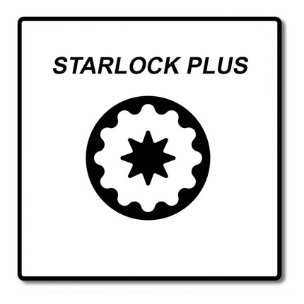 FEIN Kit de patins de ponçage Starlock Plus SLP KL (63806204210) Feuilles abrasives 2x K 60 + 2x K 80 + 2x K 180