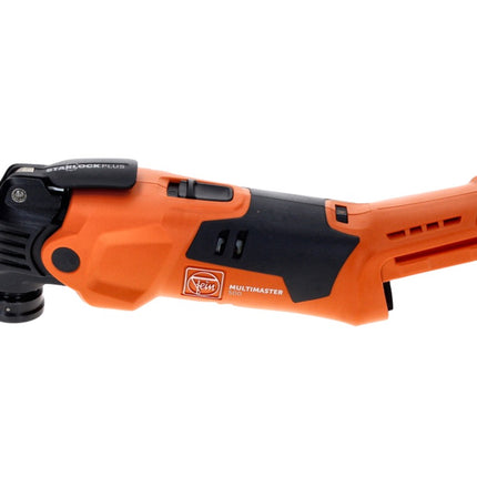 Oscilador de batería FEIN MultiMaster AMM 500 PLUS 18 V Starlock Plus + juego de platos abrasivos + 1x batería 5,2 Ah + cargador + maletín