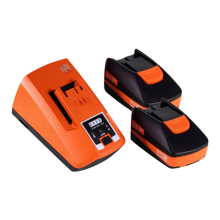 Oscilador de batería FEIN MultiMaster AMM 500 PLUS C 18 V Starlock Plus + 2 baterías 3,0 Ah + cargador + juego de accesorios de 34 piezas + maletín