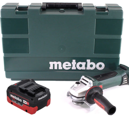 Metabo W 18 LTX 125 Quick Winkelschleifer 18 V 125 mm ( 602174860 ) + 1x 10,0 Ah Akku + Koffer - ohne Ladegerät