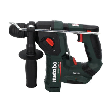 Martillo perforador con acumulador Metabo BH 18 LTX BL 16 18 V 1,3 J SDS-plus sin escobillas + 1x acumulador 10,0 Ah + MetaBOX - sin cargador