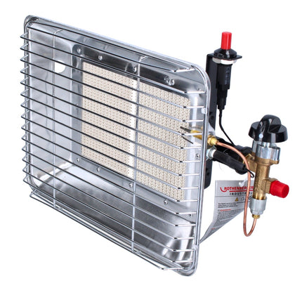 Rothenberger Industrial Set 2x Eco Piezo calentadores de gas (2x 35985) 2,7 kW - 4,2 kW para bombonas de gas propano de 5 kg y 11 kg