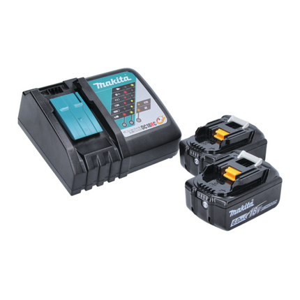 Taladro percutor a batería Makita DHR 241 RGJ 18 V 2.0 J SDS plus + 2x baterías 6.0 Ah + cargador + maletín Makpac