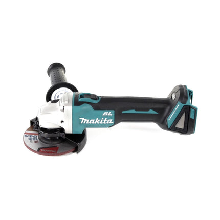 Amoladora angular sin cable Makita DGA 504 RGJ 18 V 125 mm sin escobillas + 2x batería recargable 6,0 Ah + cargador + Makpac