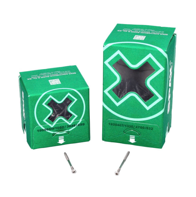 SPAX Facade Screw 4.5 x 50mm - Stainless Steel A2 - Fixing Thread - Raised Countersunk Head- T-STAR Plus Torx T20 - CUT 400 pcs. (2x 25470004505022)