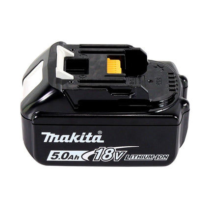 Makita DHS 680 T1J Sierra circular manual sin cable 18 V 165 mm sin escobillas + 1x batería recargable 5,0 Ah + Makpac - sin cargador