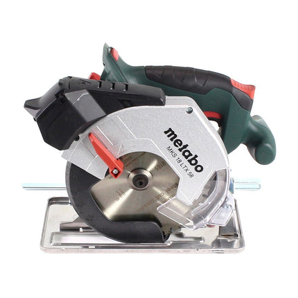 Metabo MKS 18 LTX 58 sierra circular para metal a batería 18 V 165 mm + 1x batería 8,0 Ah + cargador + MetaLoc