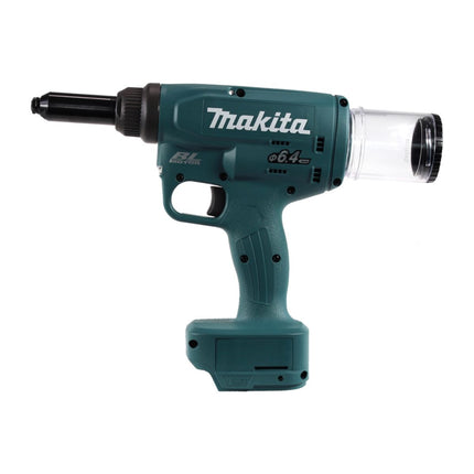 Makita DRV 250 RGJ remachadora a batería 18 V 20 kN sin escobillas + 2x batería 6,0 Ah + cargador + Makpac