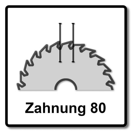 Set di lame circolari speciali Festool 3x TF80 A 254 x 2,4 x 30 mm ( 3x 575978 ) per sega circolare TKS 80