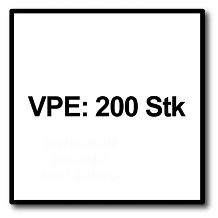 HECO MULTI MONTI plus F vis d'ancrage 6,0 x 140 mm 200 pièces (4x 48507) vis à béton, tête fraisée, entraînement en T, galvanisée bleue, A2K