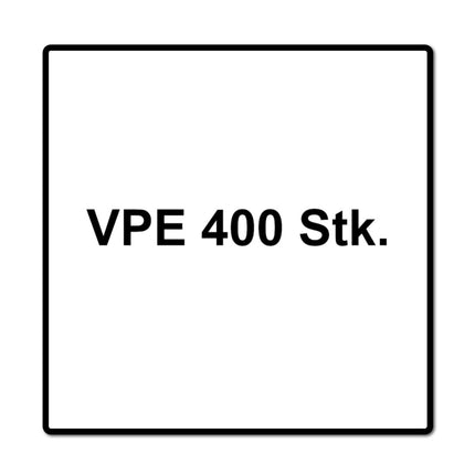 HECO MULTI MONTI plus SS anclaje de tornillo 7,5 x 40 mm 400 piezas (4x 48389) tornillo para hormigón cabeza hexagonal con arandela prensada galvanizado azul A2K