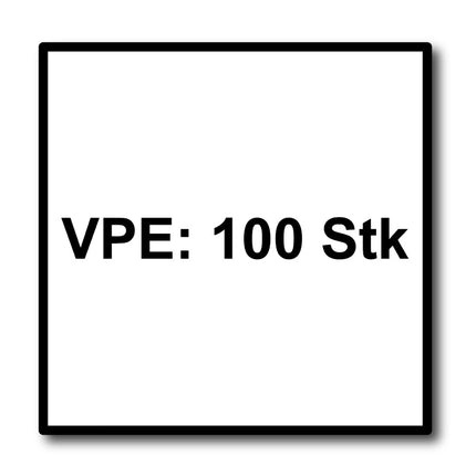 HECO MULTI MONTI plus SS anclaje de tornillo 7,5 x 100 mm 100 piezas (2x 49817) tornillo para hormigón cabeza hexagonal con arandela prensada galvanizado azul A2K