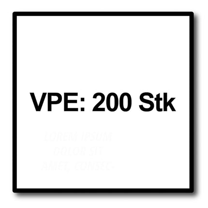 HECO MULTI MONTI plus MS anclaje de tornillo 7,5 x 45 mm 200 piezas (2x 49829) tornillo para hormigón cabeza redonda plana T-Drive galvanizado azul A2K