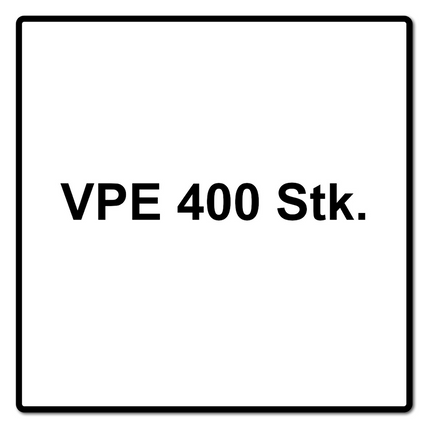 HECO MULTI MONTI plus F anclaje de tornillo 6,0 x 50 mm 400 piezas (4x 48495) tornillo para hormigón, cabeza avellanada, accionamiento en T, galvanizado azul, A2K