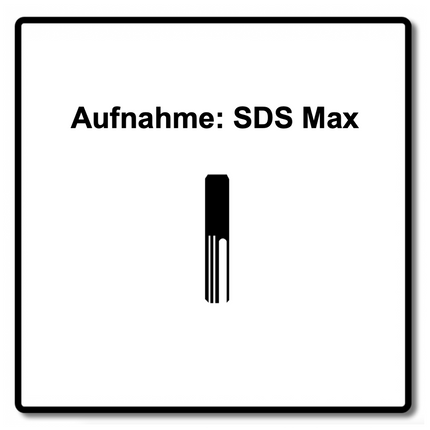 Makita Scalpello piatto 25 x 400 mm SDS Max - 1 pz. ( D-34213-10 )