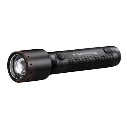 Ledlenser P6R Core LED Torcia elettrica 900 lm, IPX8, nera ( 502179 ) + 1x Batteria + 1x Cavo di alimentazione